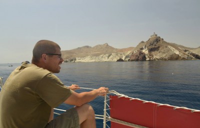 On our way to Melilla, Spain from Morocco.