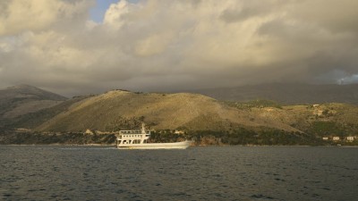 Ferry from Argostoli to neighbouring Lixouri