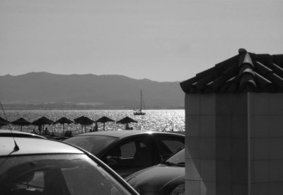Arbutus anchored in La Linea de la Concepcion. Spain.