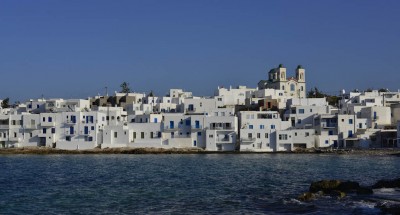 Naoussa village on Paros island, Greece