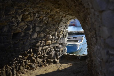 Naoussa village on Paros island, Greece