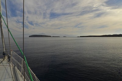 Approaching Naxos island