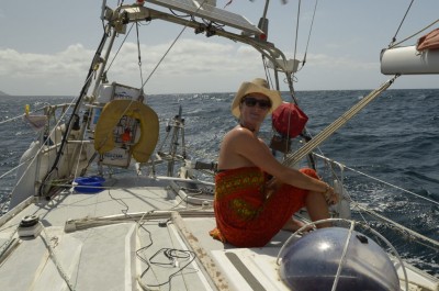 Sailing towards Mindelo