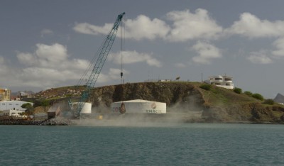 Mindelo anchorage at São Vicente island