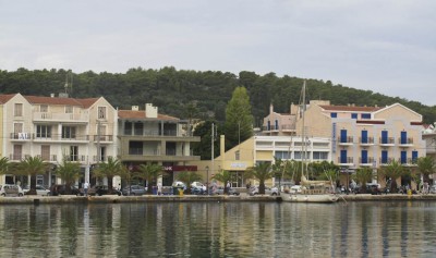 Argostoli, Grecce where we met fellow Canadians Bob and Martha and their boat D.W. Crow. We hope our paths will cross again!