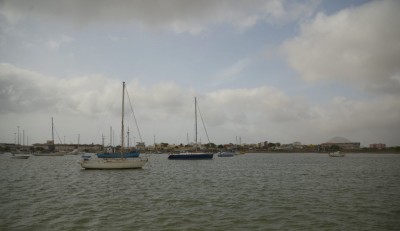 Anchorage in Palmeira, Sal, Cape Verde