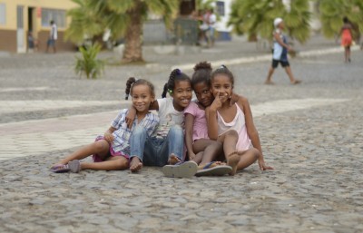 Beautiful smiles in Tarrafal, Santiago