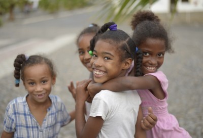 Beautiful smiles in Tarrafal, Santiago