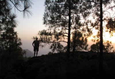 Sunset from the camp ground
