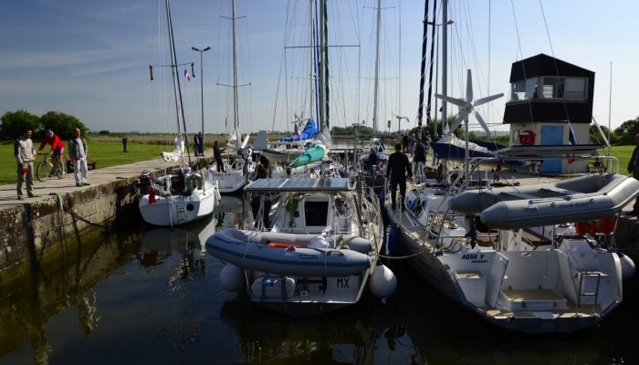 Départ des copains de ponton