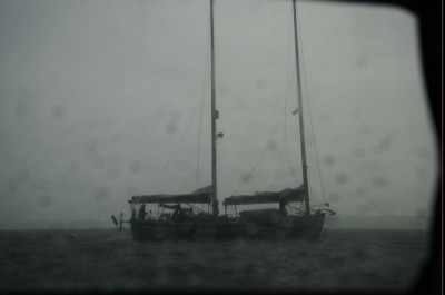 The rains met us at Camaret