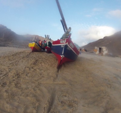 Local fisherman's boat on Santa Luzia island